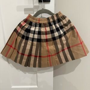 Burberry Kids Plaid Skirt Size 3